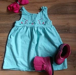 Mint green Gymboree dress
